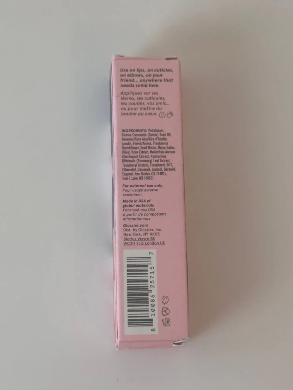 Glossier Rose Balm Dotcom